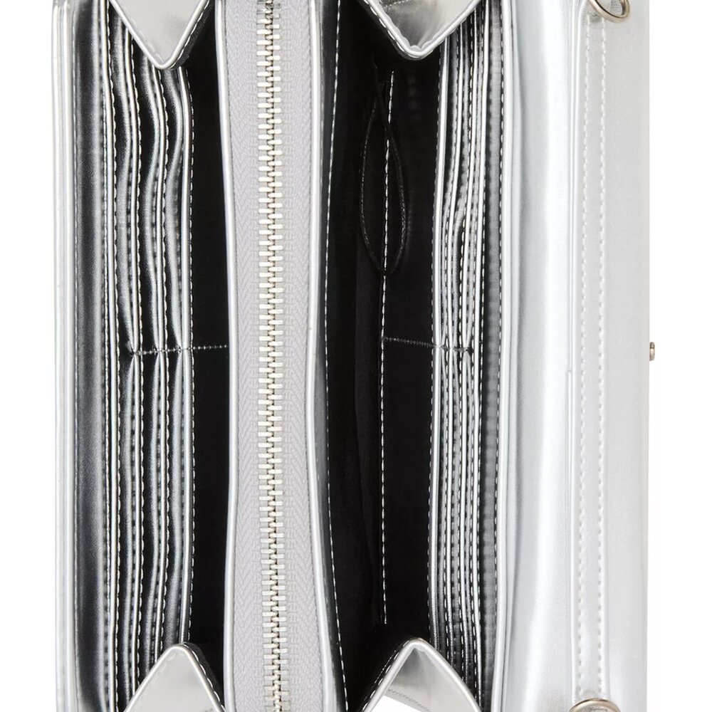 Betsey Johnson Kitsch Heart Rhinestone Novelty Clutch Bag Crossbody WOC NWT - Picture 7 of 8
